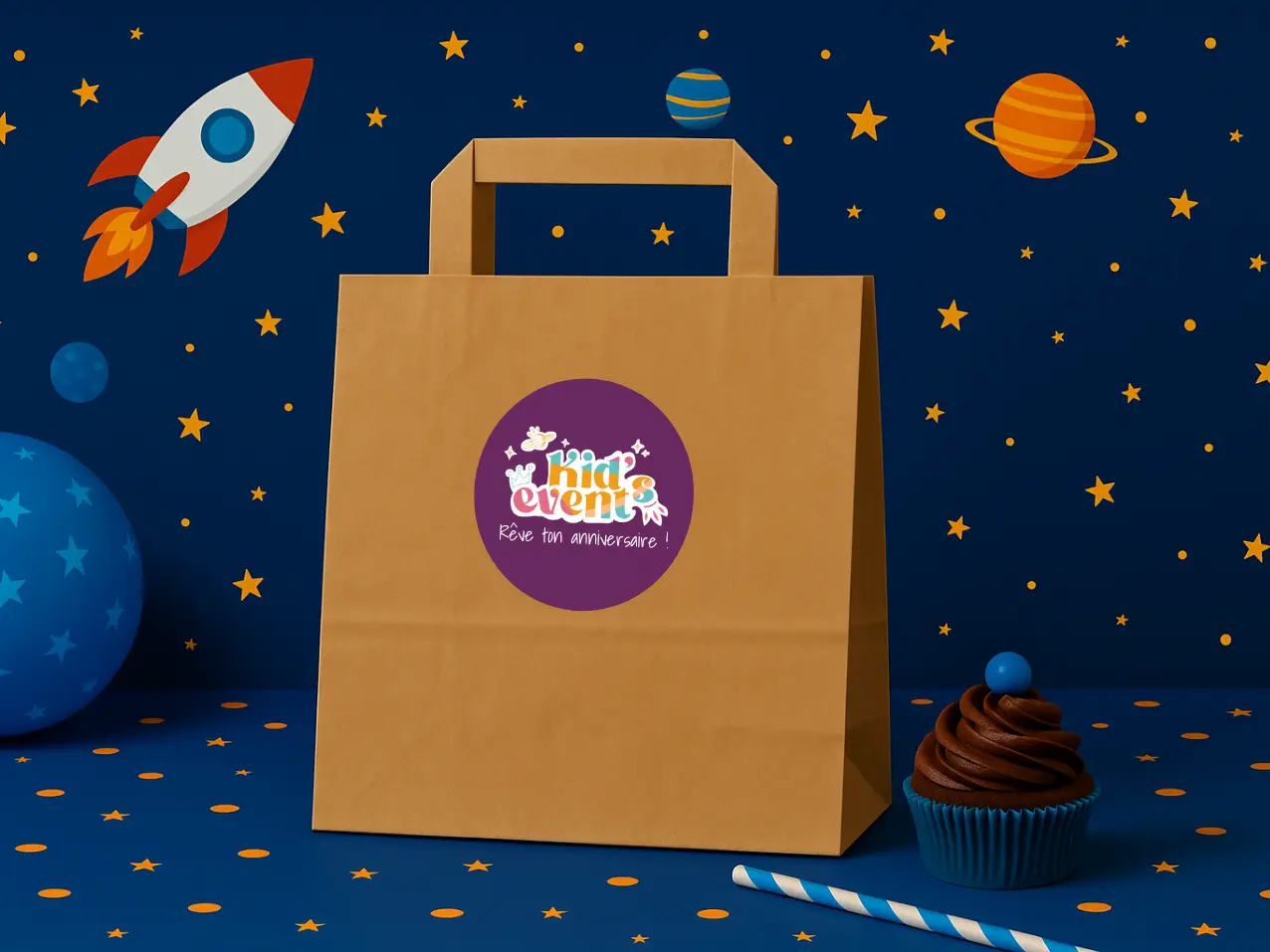 Sachet cadeau "Espace"